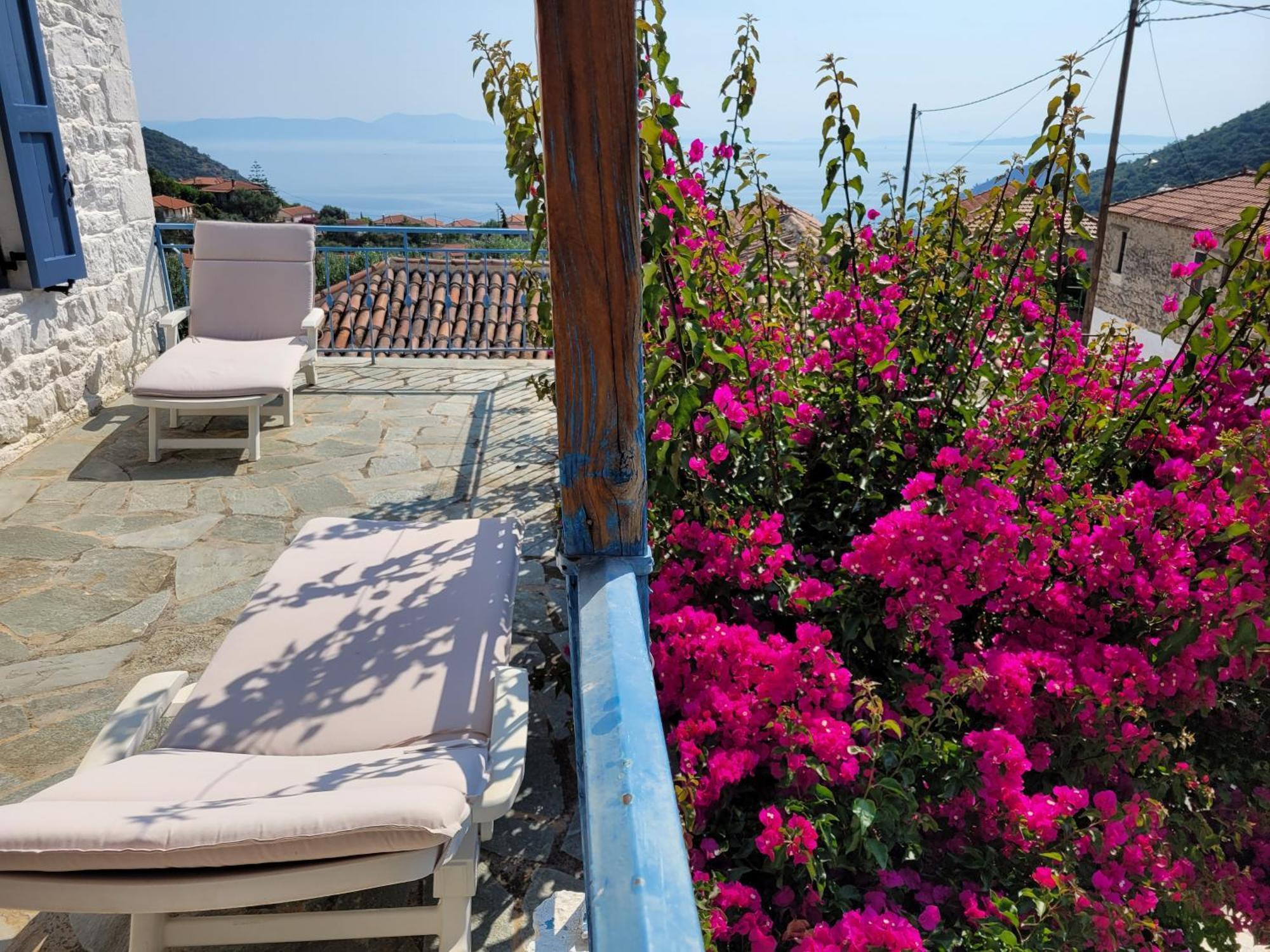 Lovely Traditionnal House With Sea View Tirós Extérieur photo